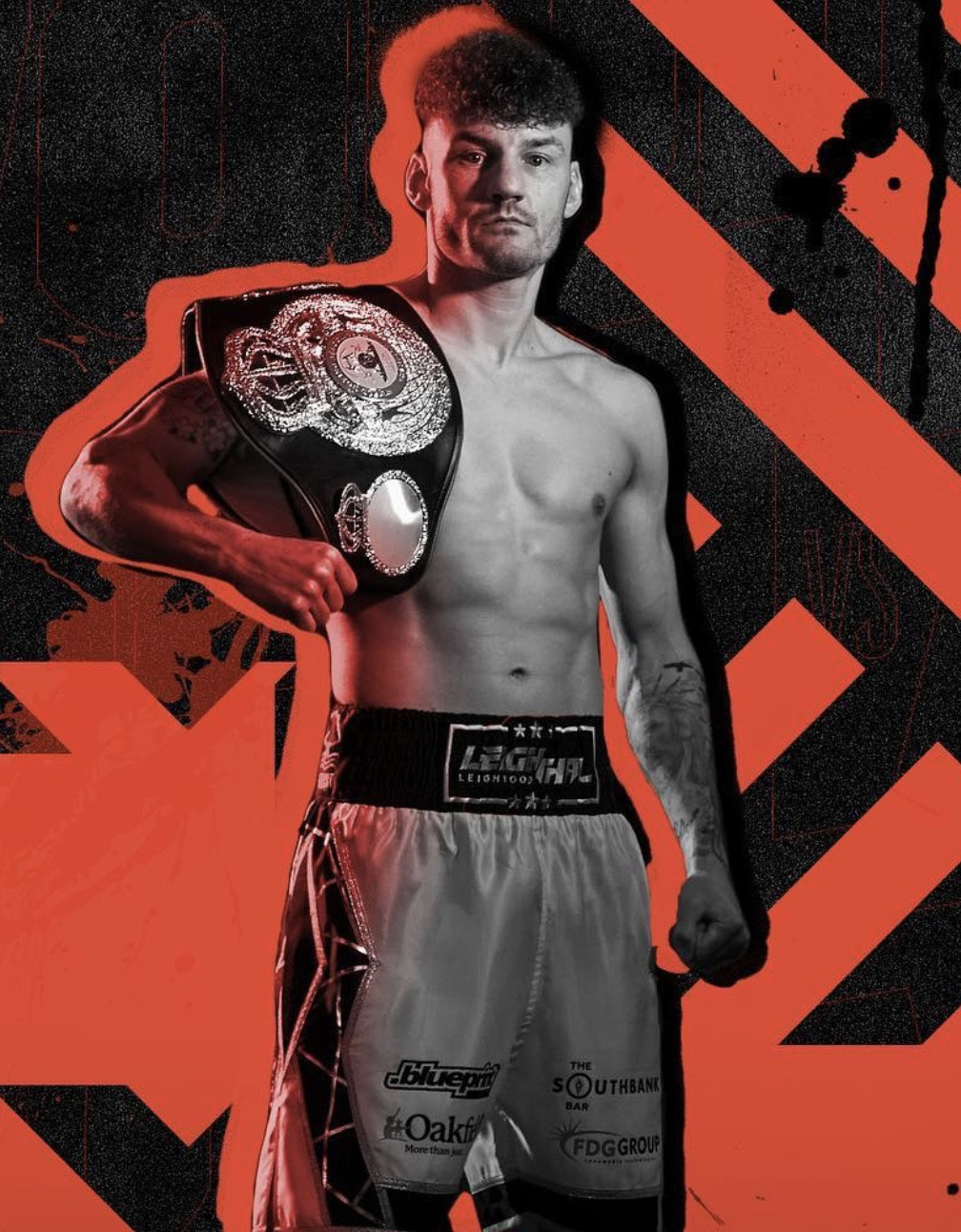 Professional boxer Leigh Wood - featherweight division