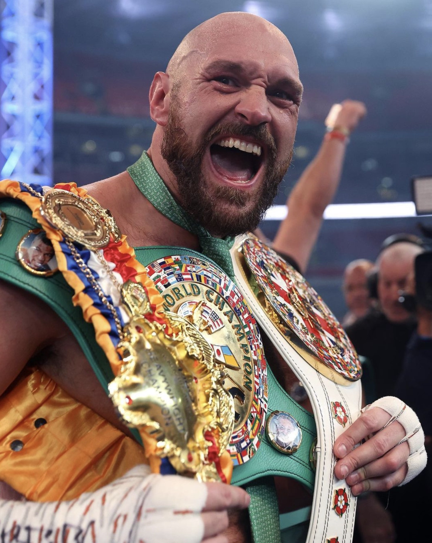 Professional boxer Tyson Fury - heavyweight division