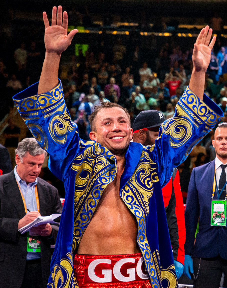 Professional boxer Gennady Golovkin - middleweight division