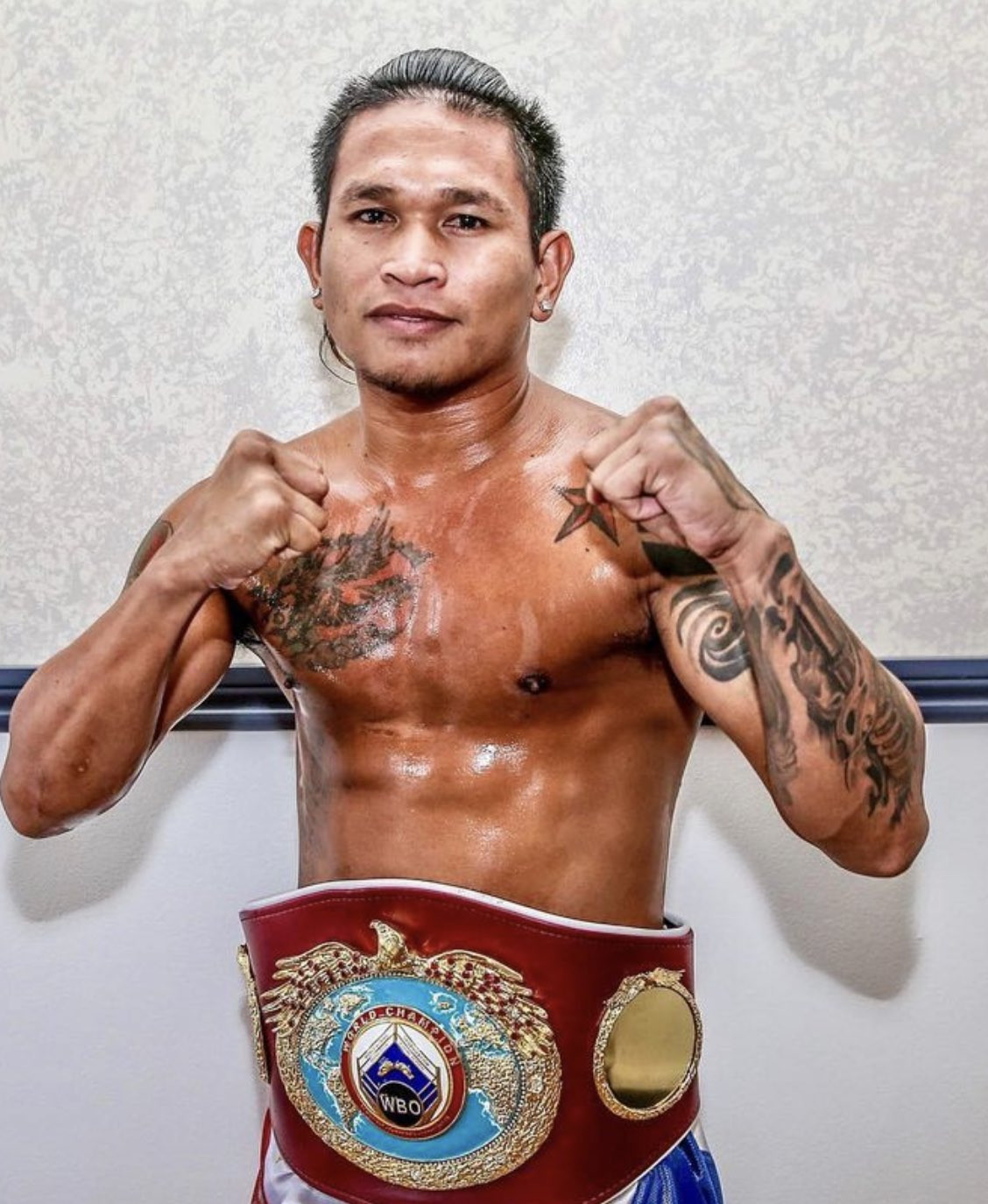 Professional boxer John Riel Casimero - juniorFeatherweight division