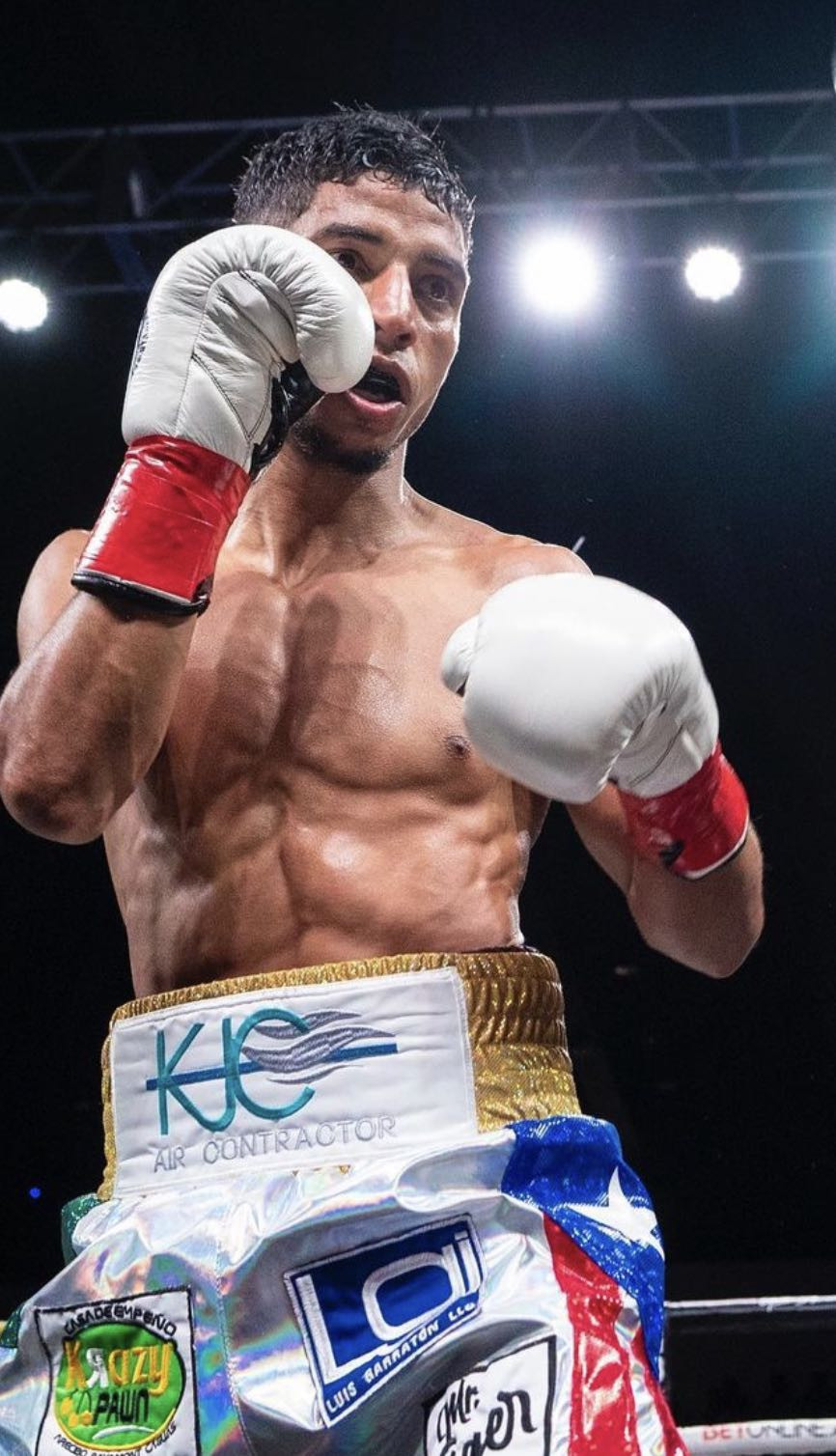 Professional boxer Angel Acosta - flyweight division