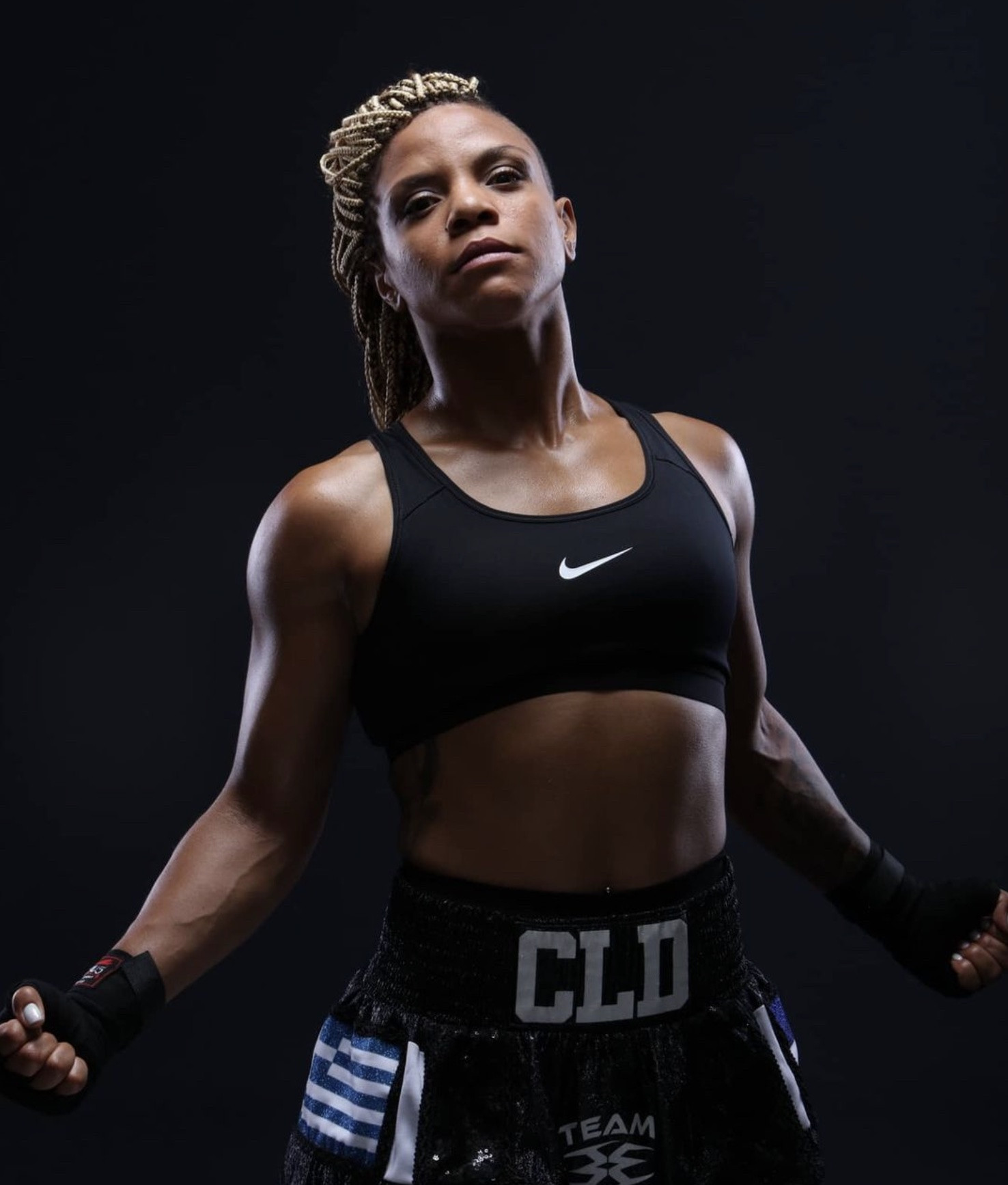 Professional boxer Christina Linardatou - featherweight division