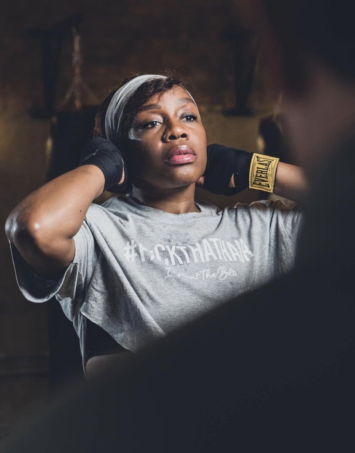 Professional boxer Franchon Crews-Dezurn - middleweight division