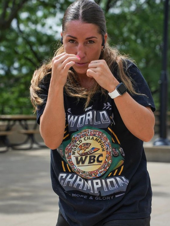 Professional boxer Kim Clavel - flyweight division
