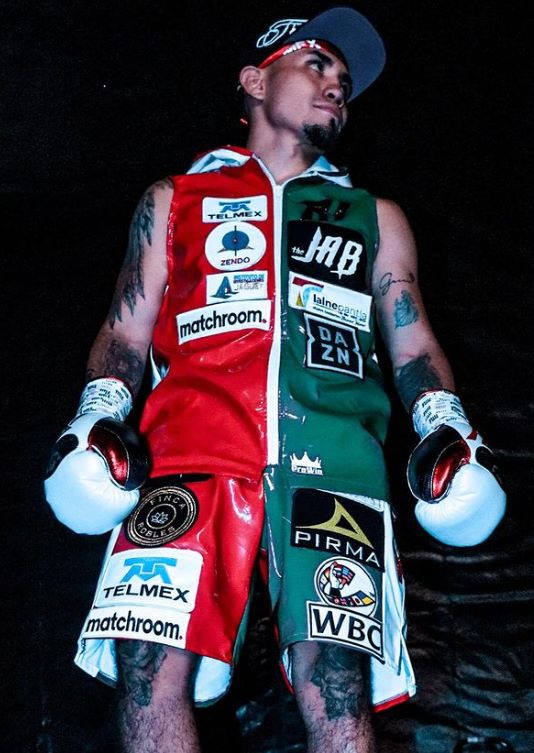 Professional boxer Eduardo Hernandez - featherweight division