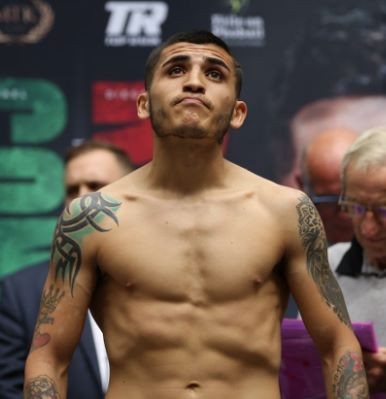 Professional boxer Diego Ruiz - bantamweight division