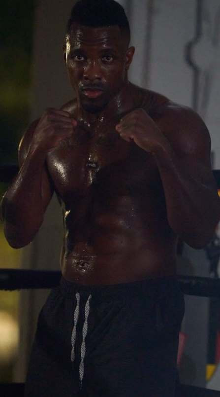 Professional boxer Andre August - lightHeavyweight division