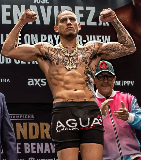 Professional boxer Jose Benavidez Jr. - middleweight division