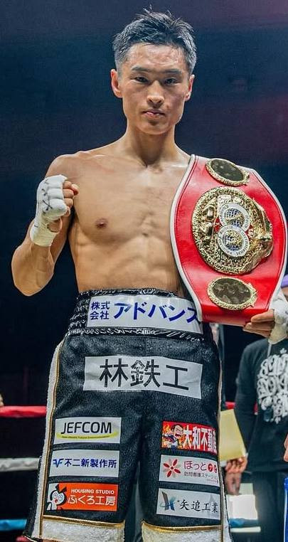 Professional boxer Ryosuke Nishida - bantamweight division