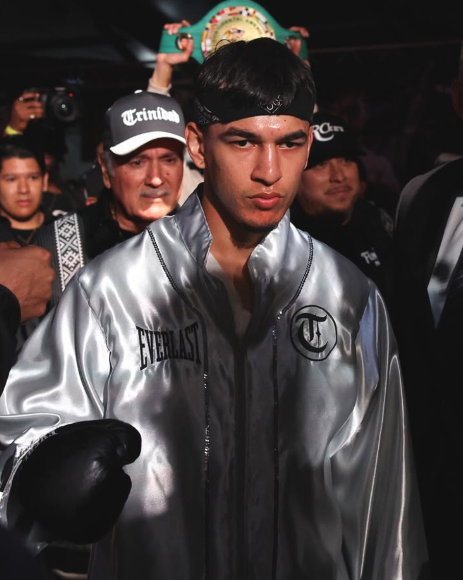 Professional boxer Omar Cande Trinidad - featherweight division