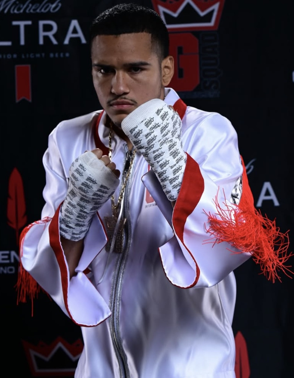 Professional boxer Gabriel Flores Jr. - lightweight division