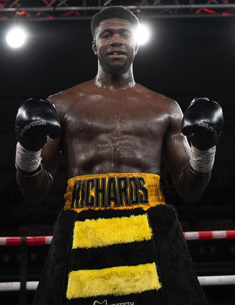 Professional boxer Lerrone Richards - lightHeavyweight division