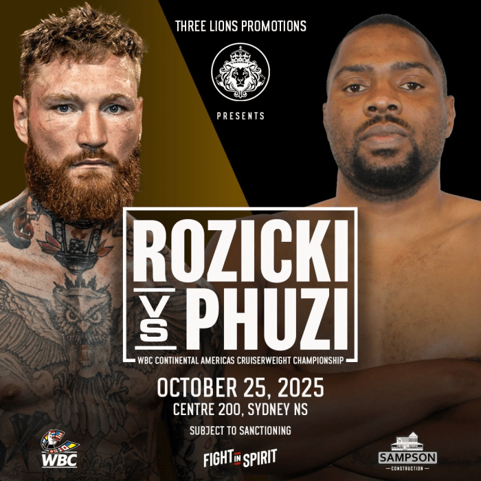 Rozicki vs. Phuzi