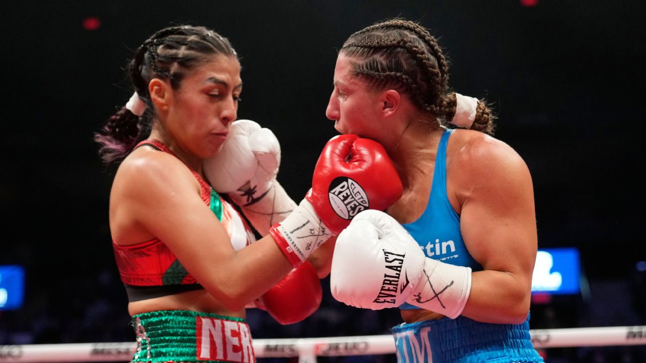 Kim Clavel is defeated by Jesica Nery Plata for the unified light fly title