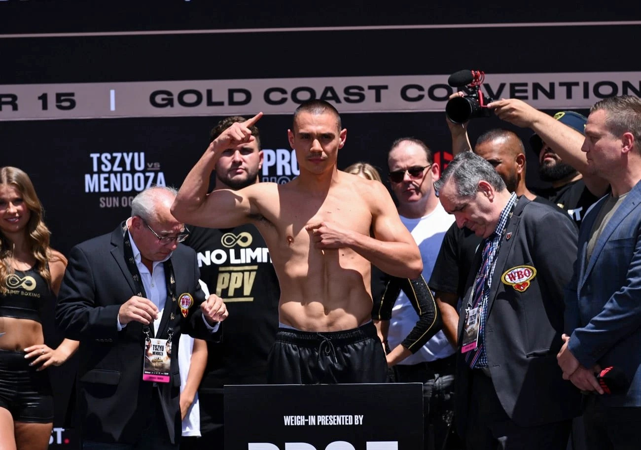 Tszyu defends title against Mendoza today!