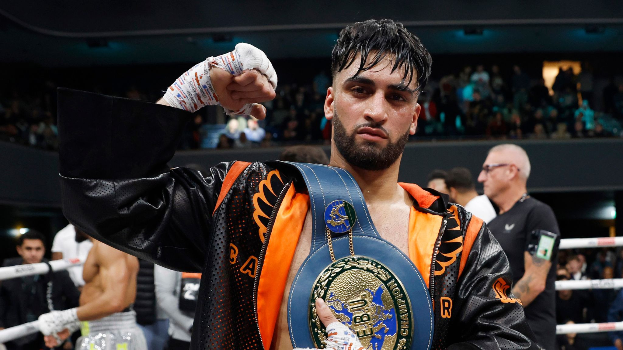 Adam Azim vs. Enock Poulsen at the OVO Arena Wembley