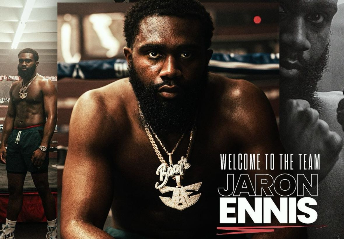 Jaron Ennis signs a deal with Matchroom