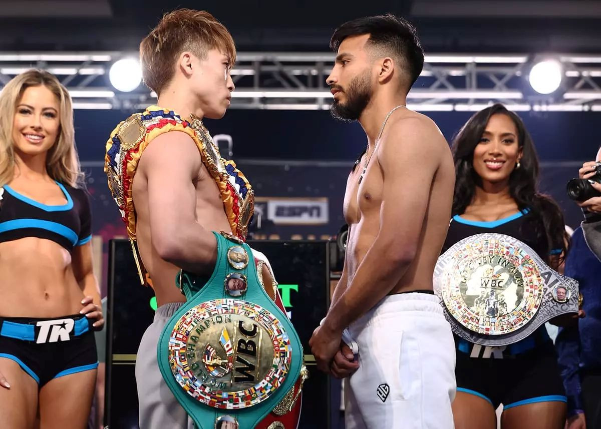 Inoue-Cardenas weigh-in results