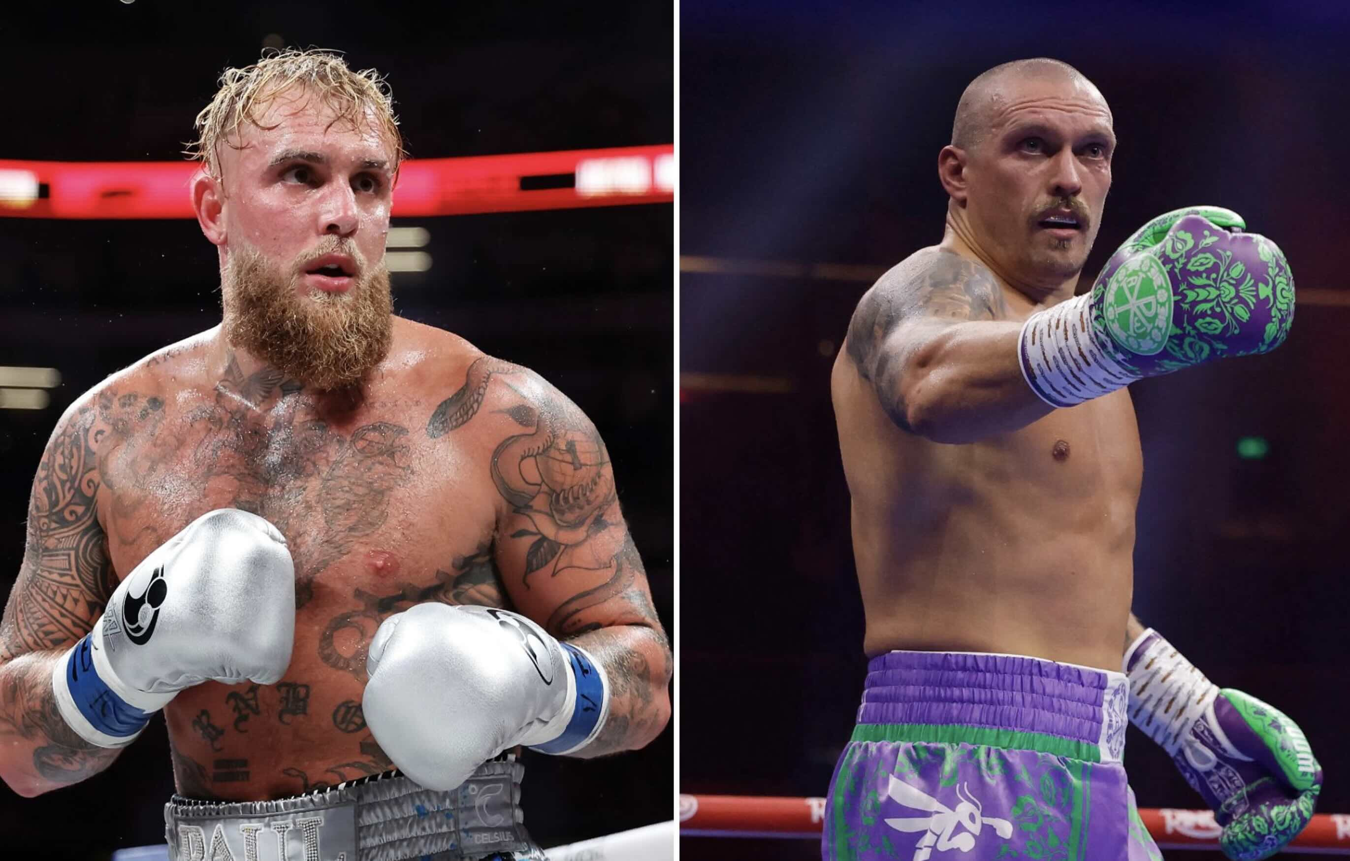 Usyk-Jake Paul MMA clash under discussion for early 2026