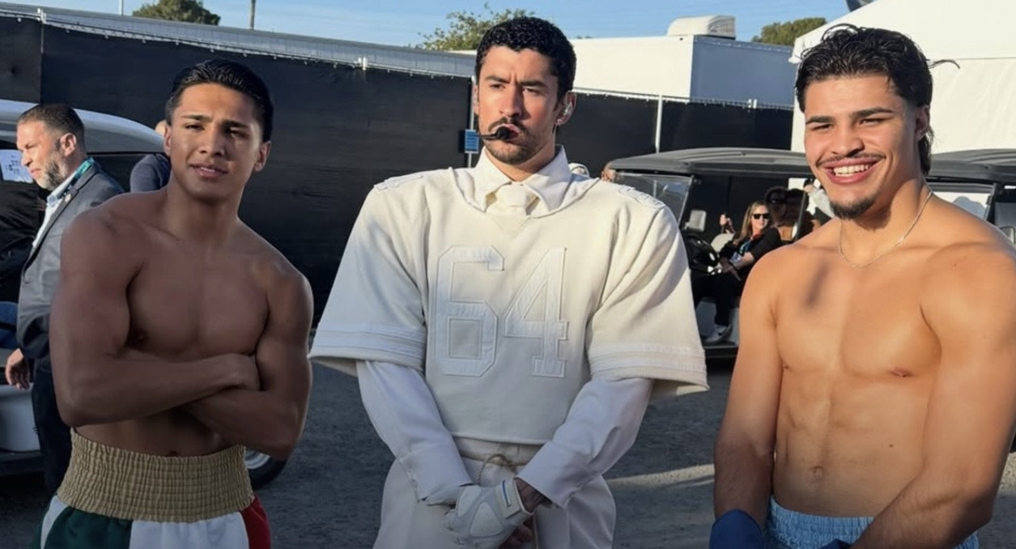 Xander Zayas and Emiliano Vargas show up on Super Bowl halftime cameo