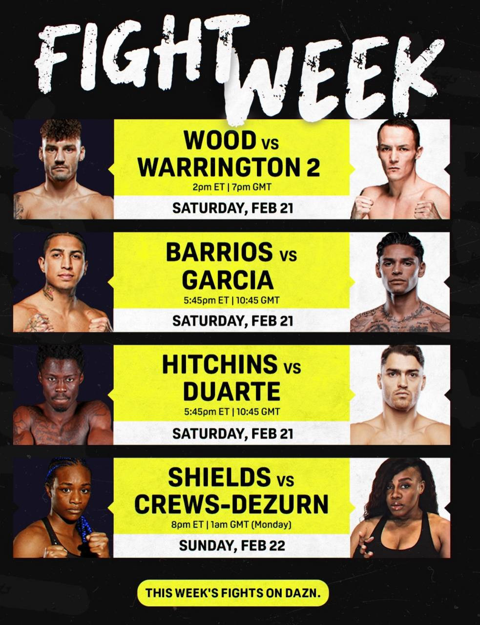 Big Fight Week ahead on DAZN