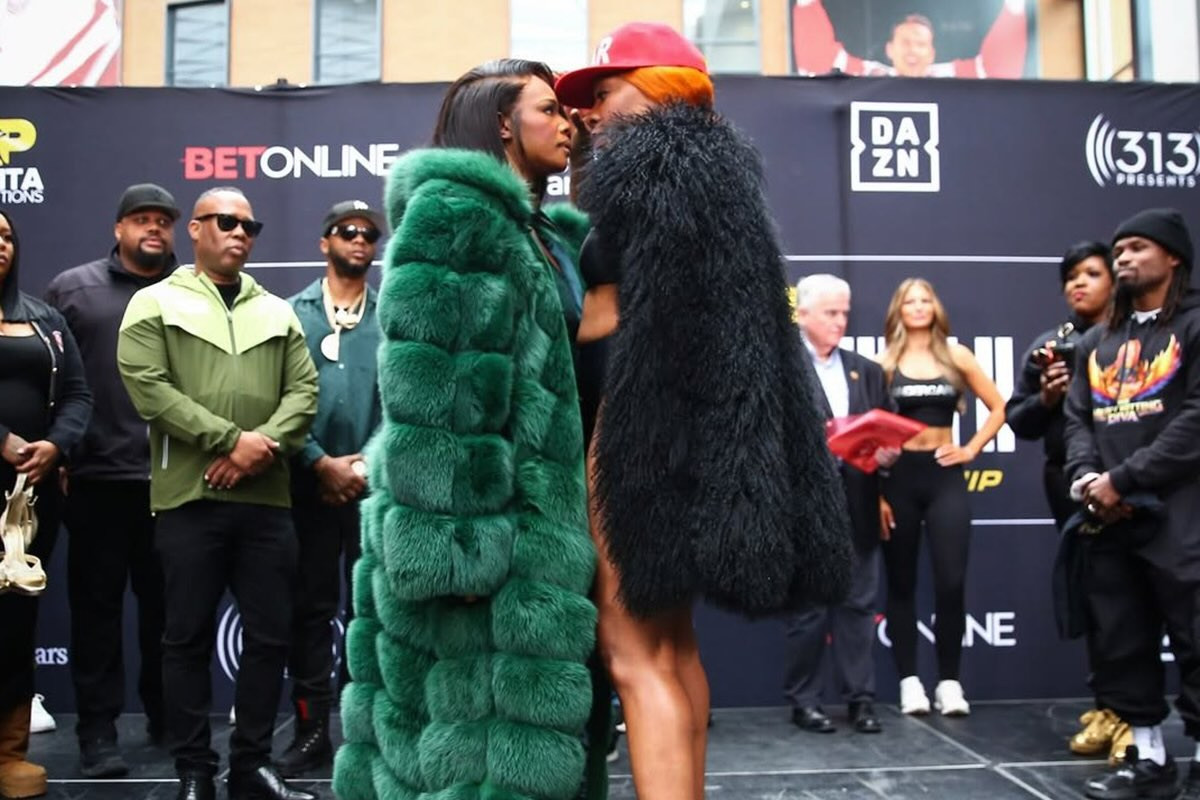 Franchon Crews-Dezurn injured in weigh-in melee, rematch in doubt