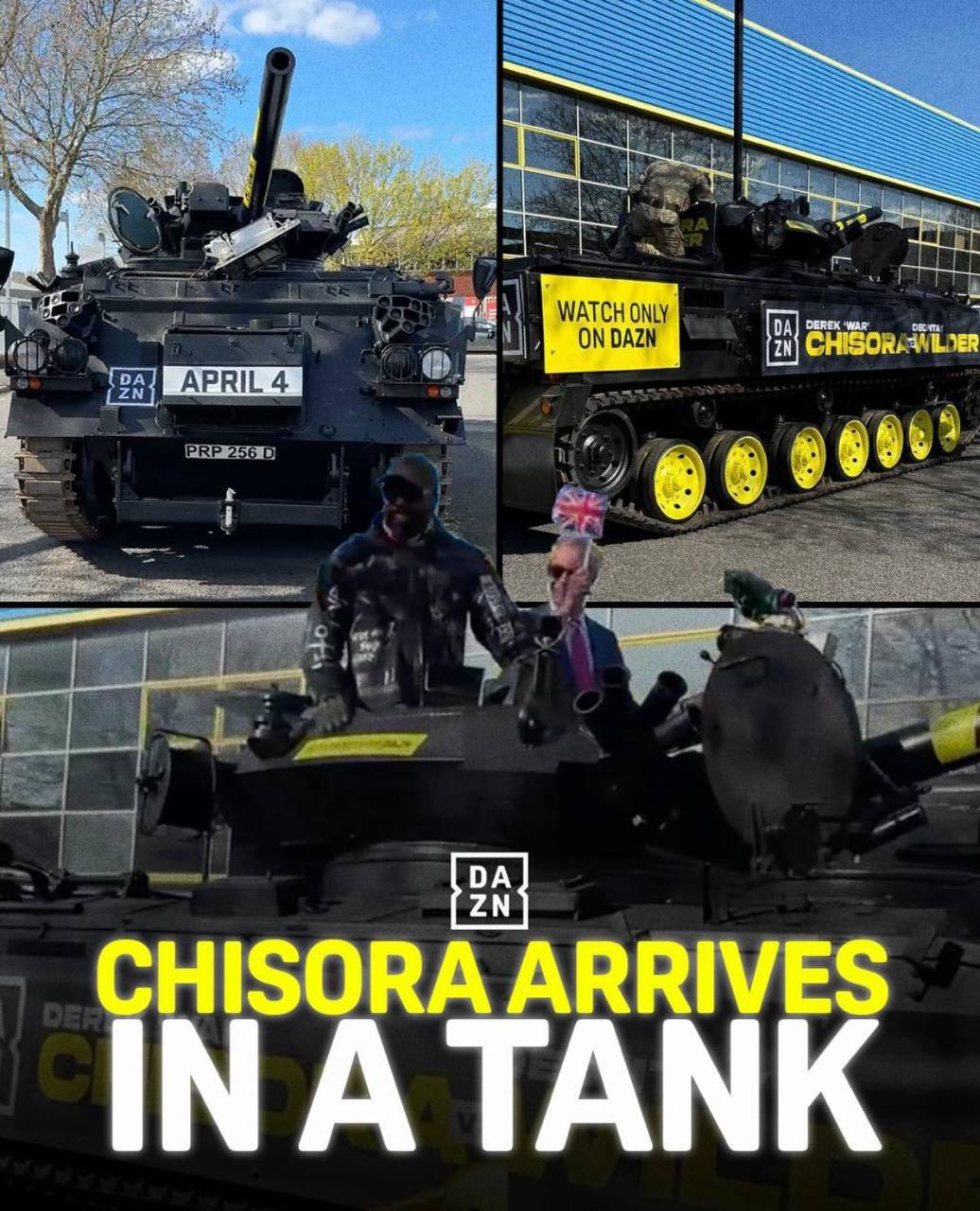 Chisora has a tank?