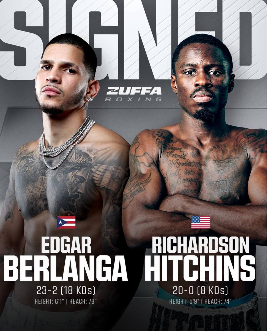 Zuffa Boxing signs Hitchins & Berlanga