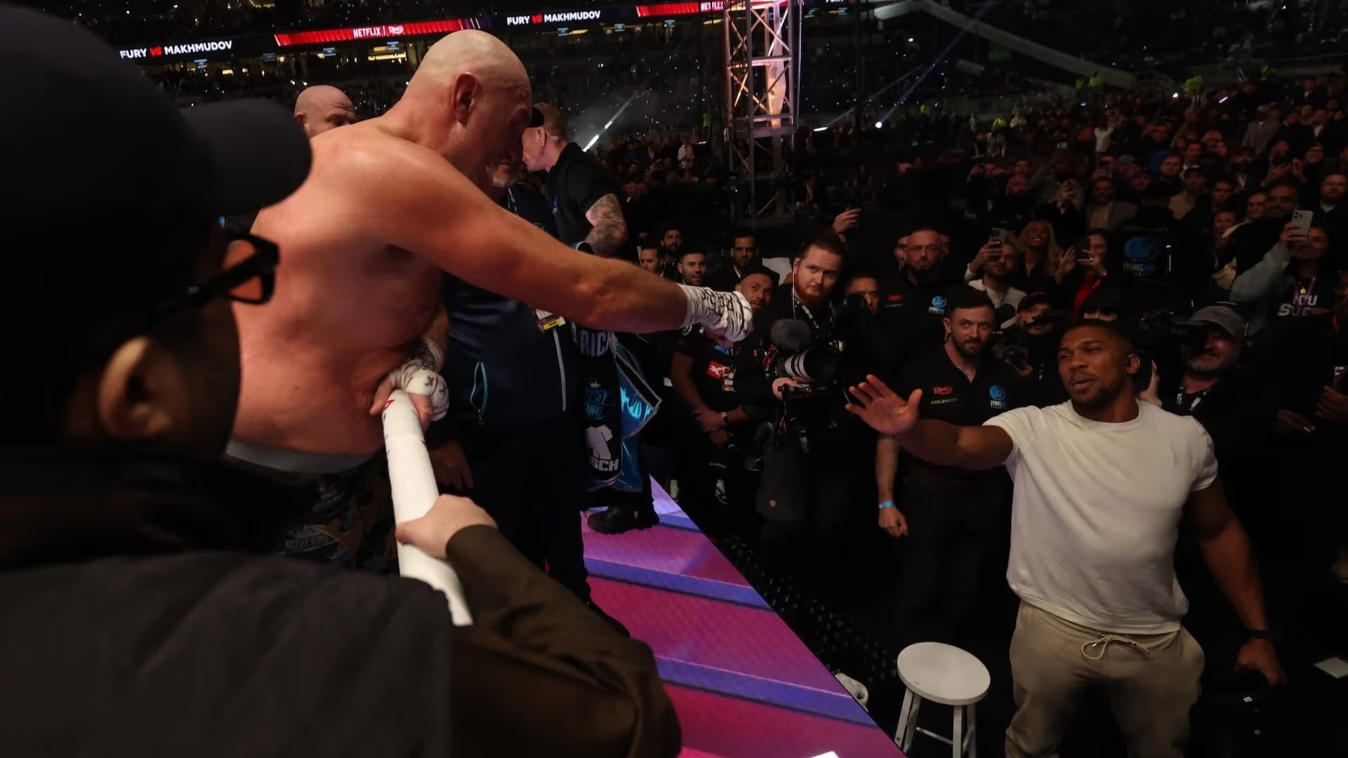 Eddie Hearn explain why AJ refused having face off with Tyson Fury