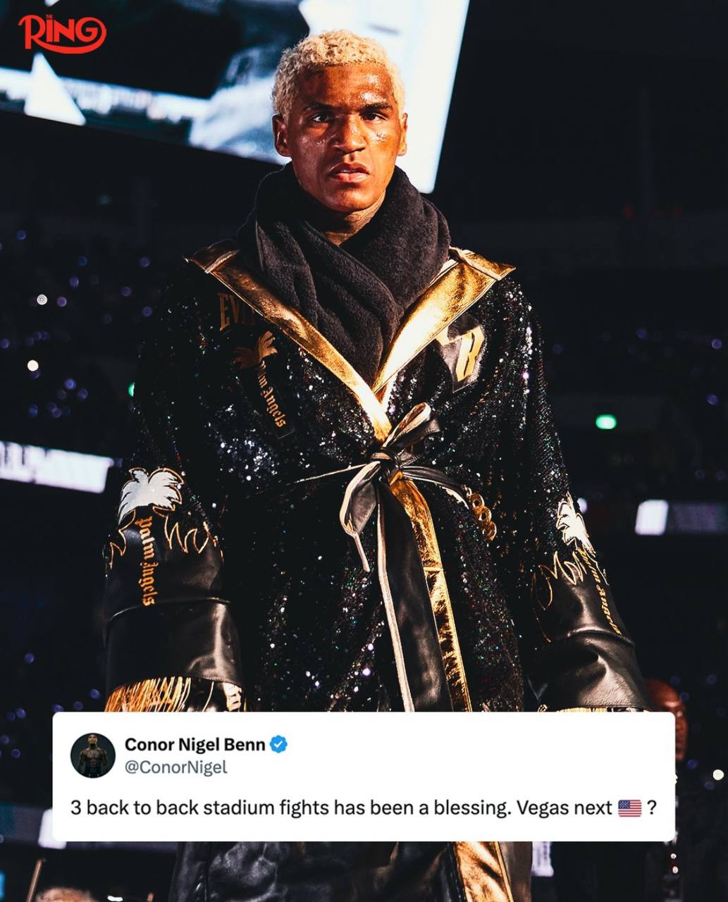 Benn wants his next fight to be in Vegas!