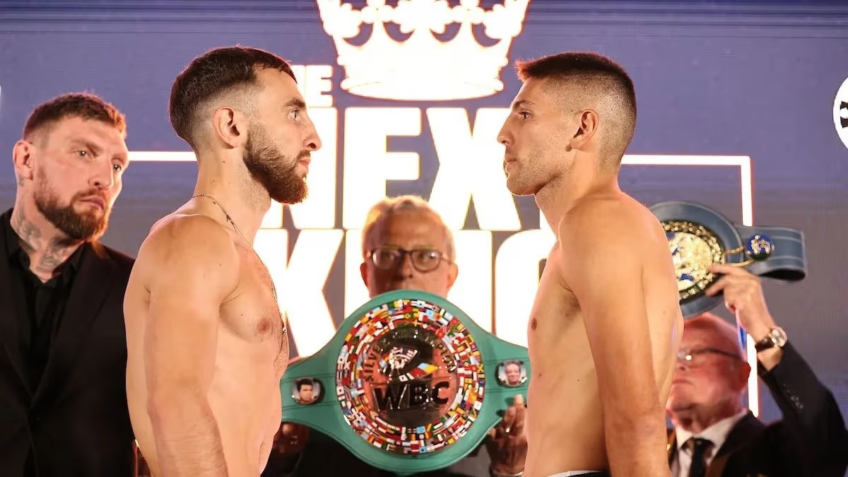 Collins and Lorente make weight ahead of Glasgow rematch