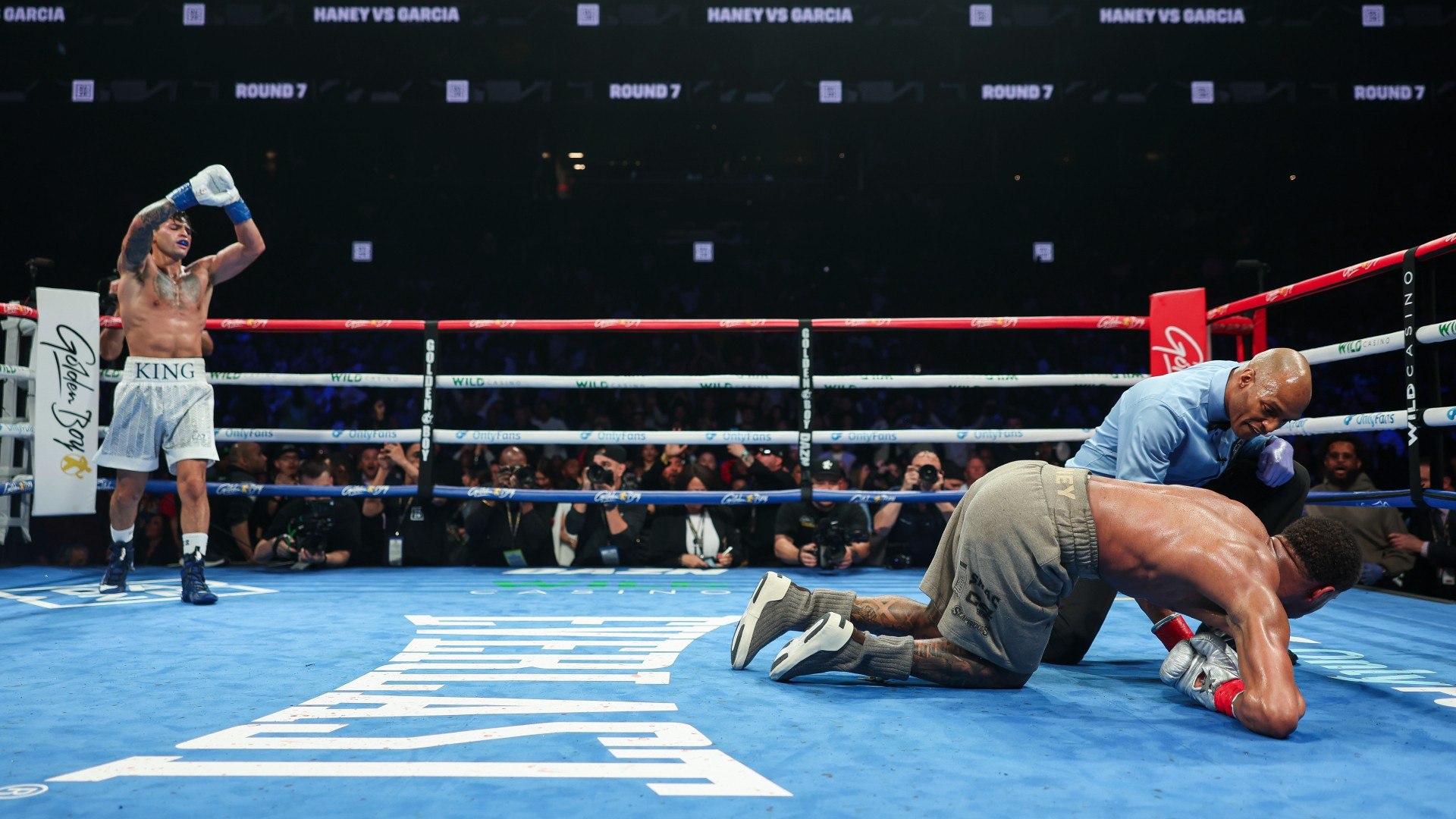 The day when Haney was dropped three times