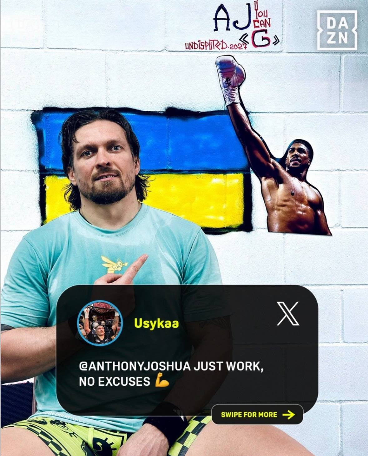 "Just work, no excuses."