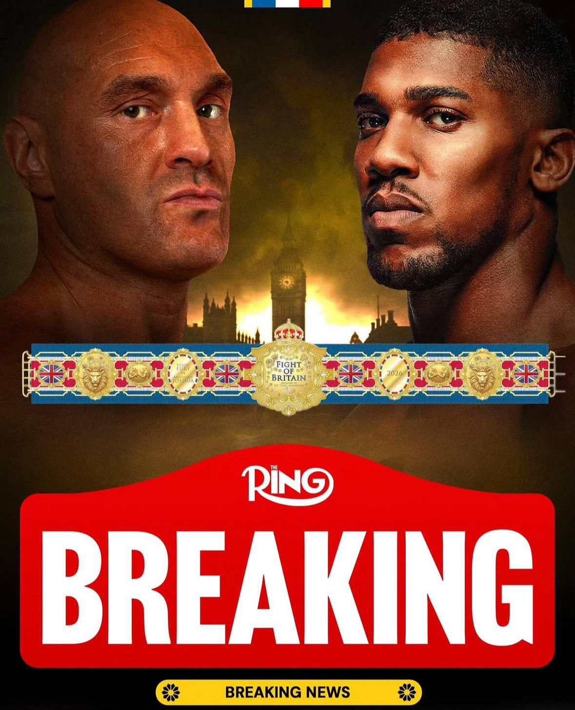 Special Fury vs. Joshua golden belt