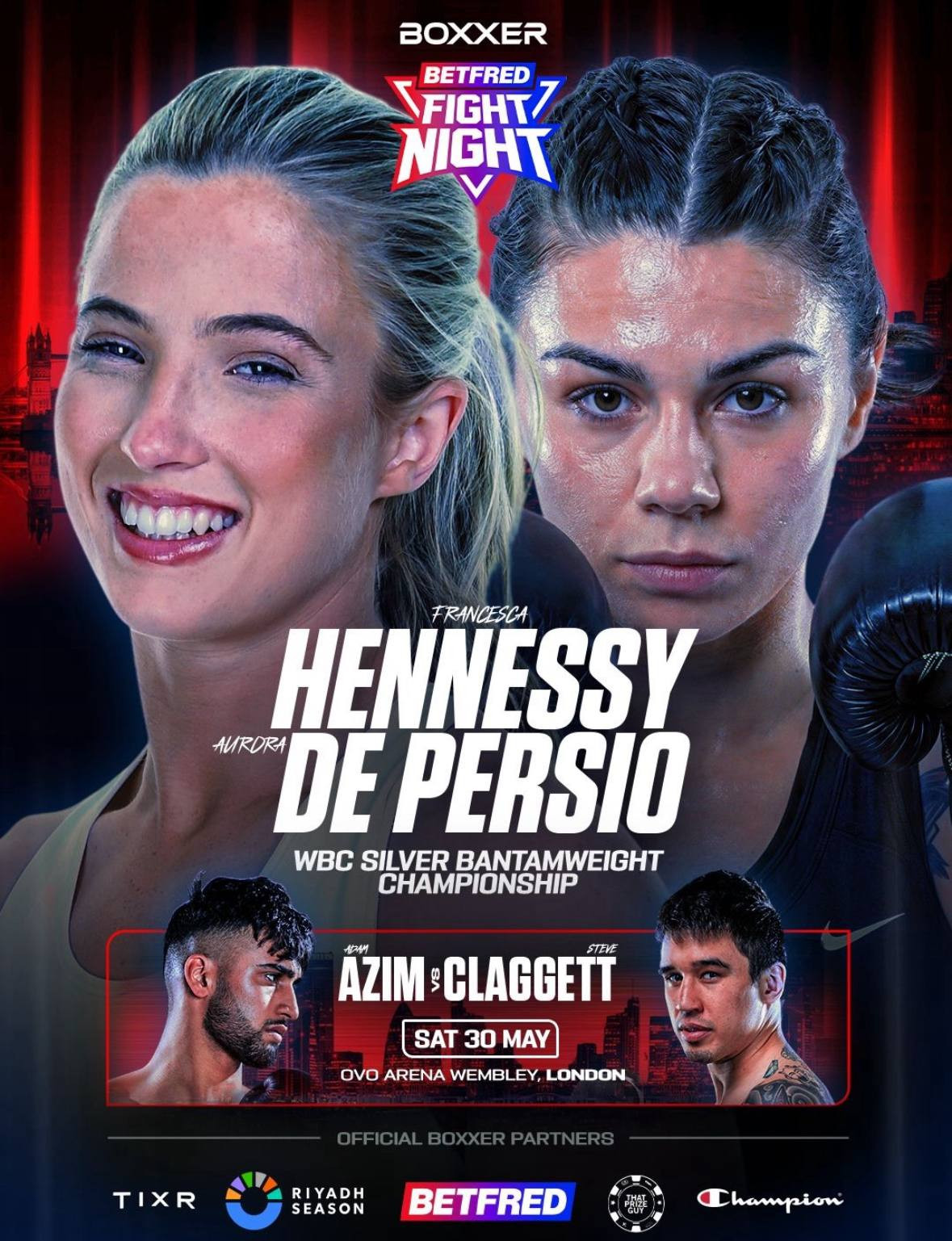 Azim vs. Claggett card just got bigger!