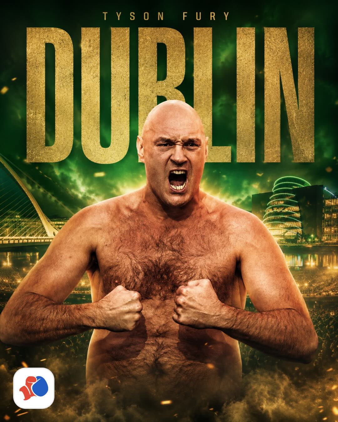 Tyson Fury announces August 1 return in Dublin