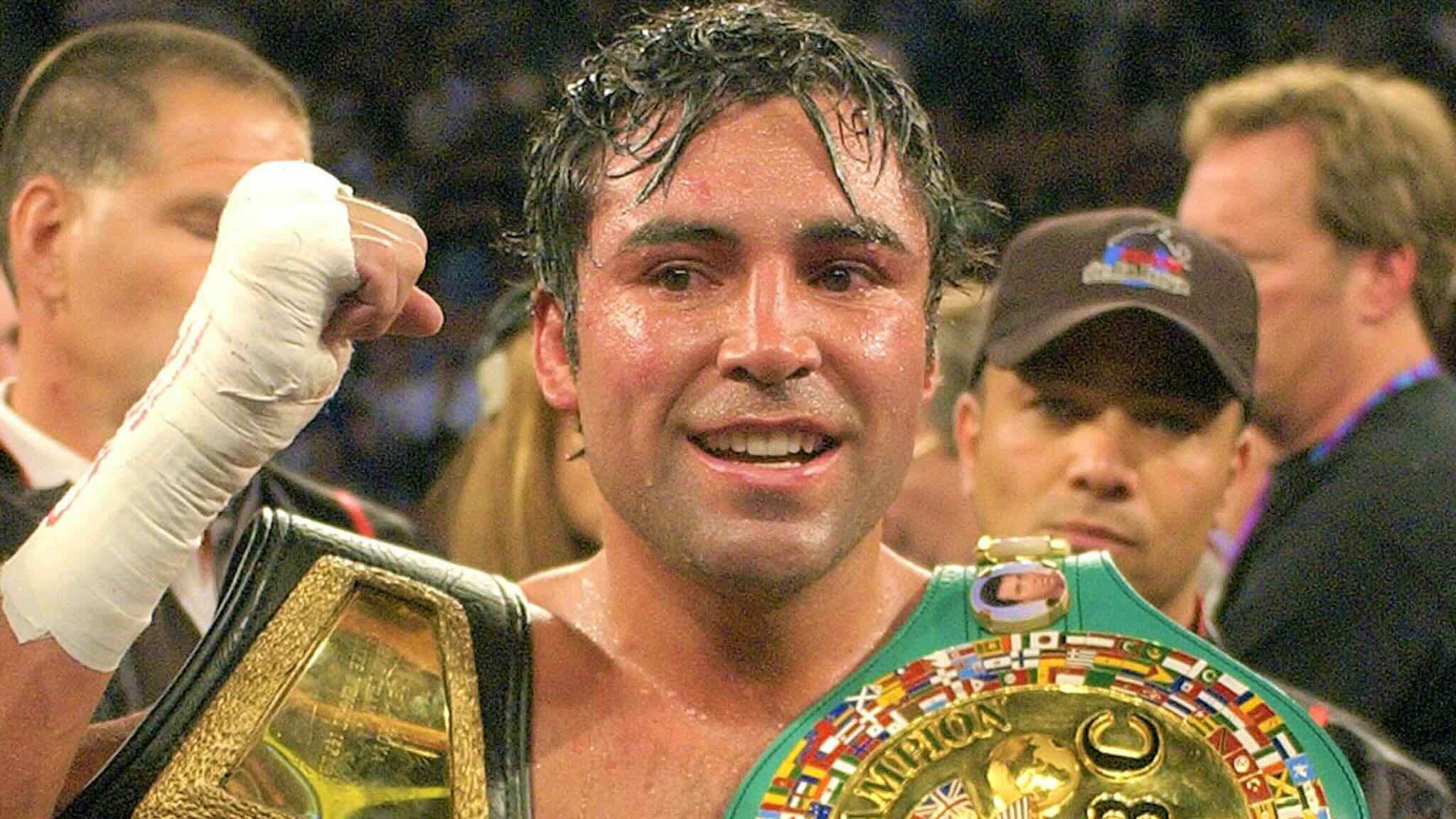 De La Hoya says Mayweather’s 50-0 record still has an asterisk