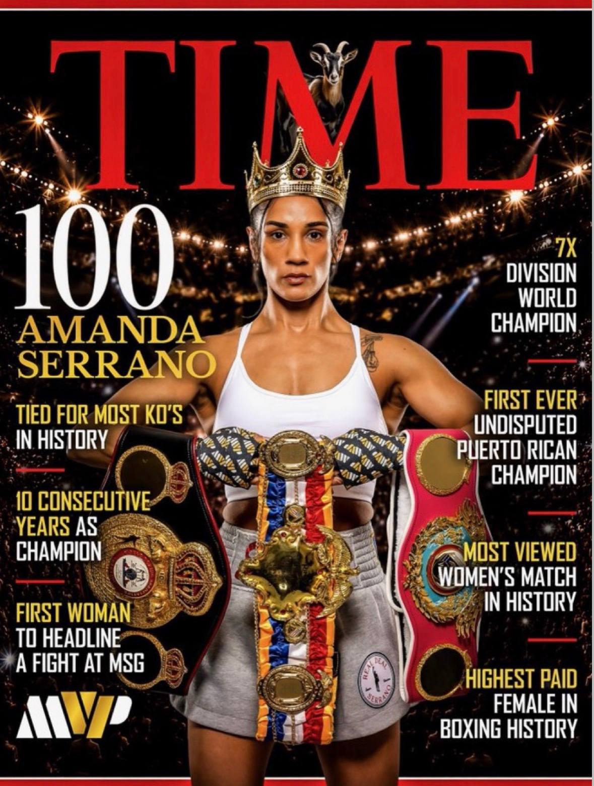 Amanda Serrano named to first TIME100 Sports list
