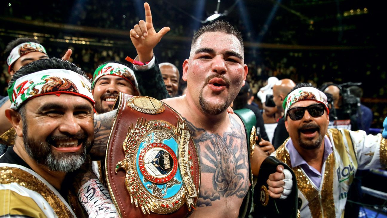 Andy Ruiz Jr.’s son learns the punch that changed his family's course