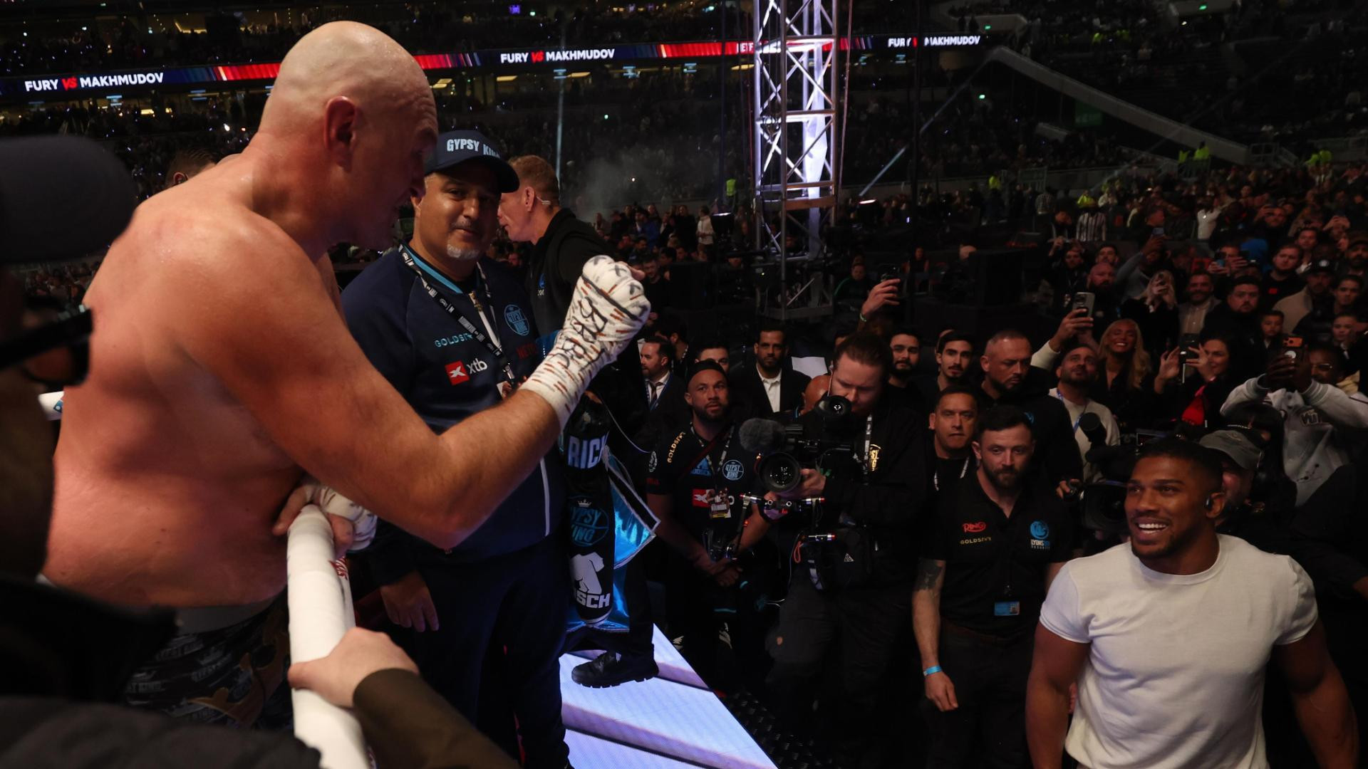 Eddie Hearn says Dana White received two "bum slaps" from Turki Alalshikh