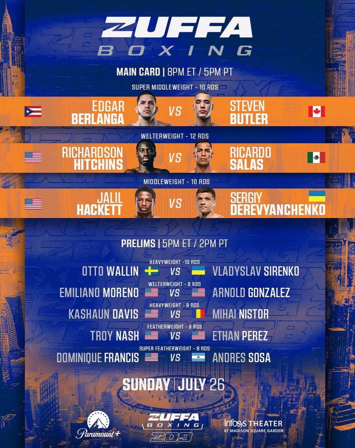 Berlanga vs. Butler full card announced!