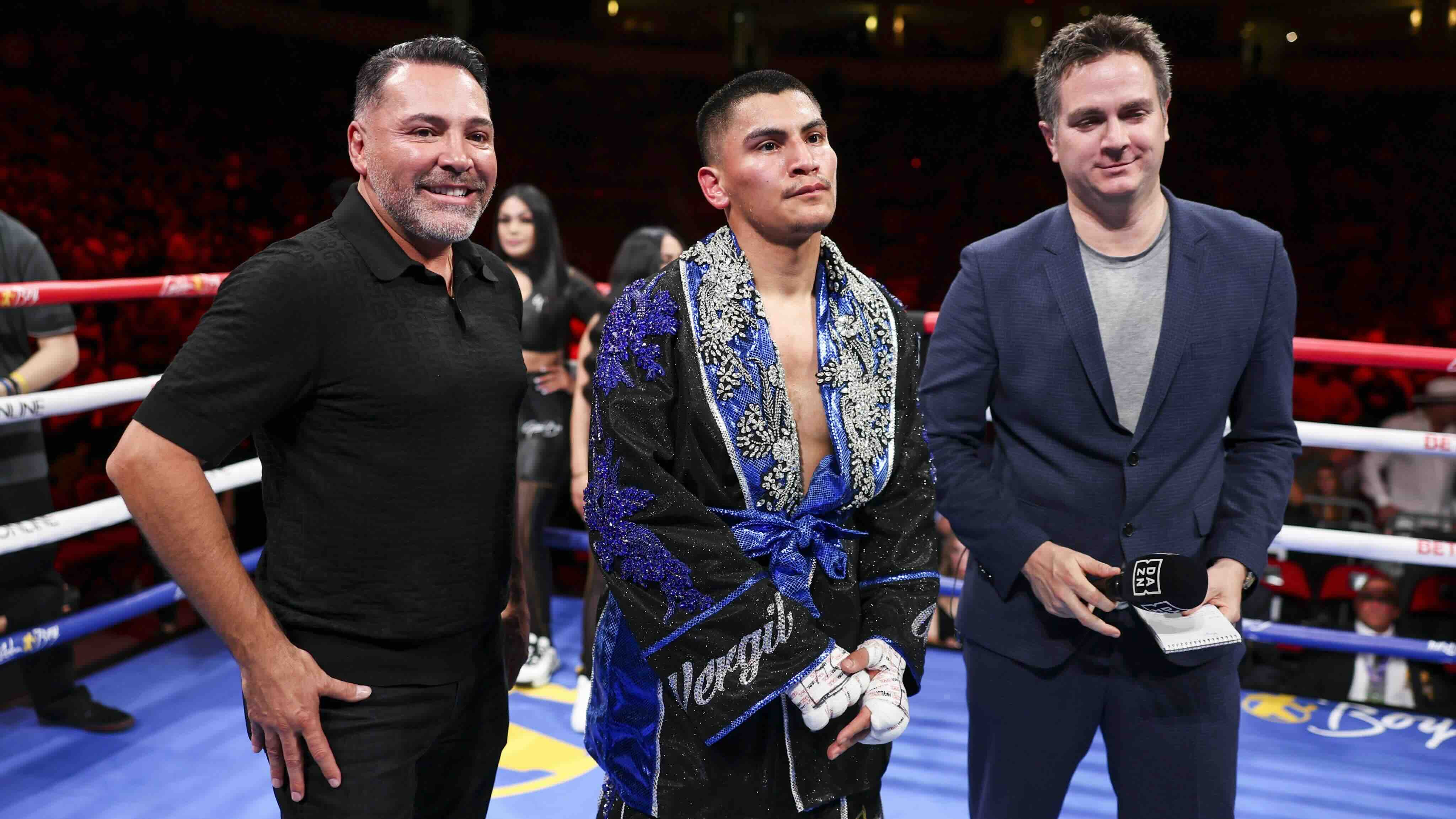 Oscar De La Hoya calls for Jaron Ennis vs Vergil Ortiz Jr. in 2026