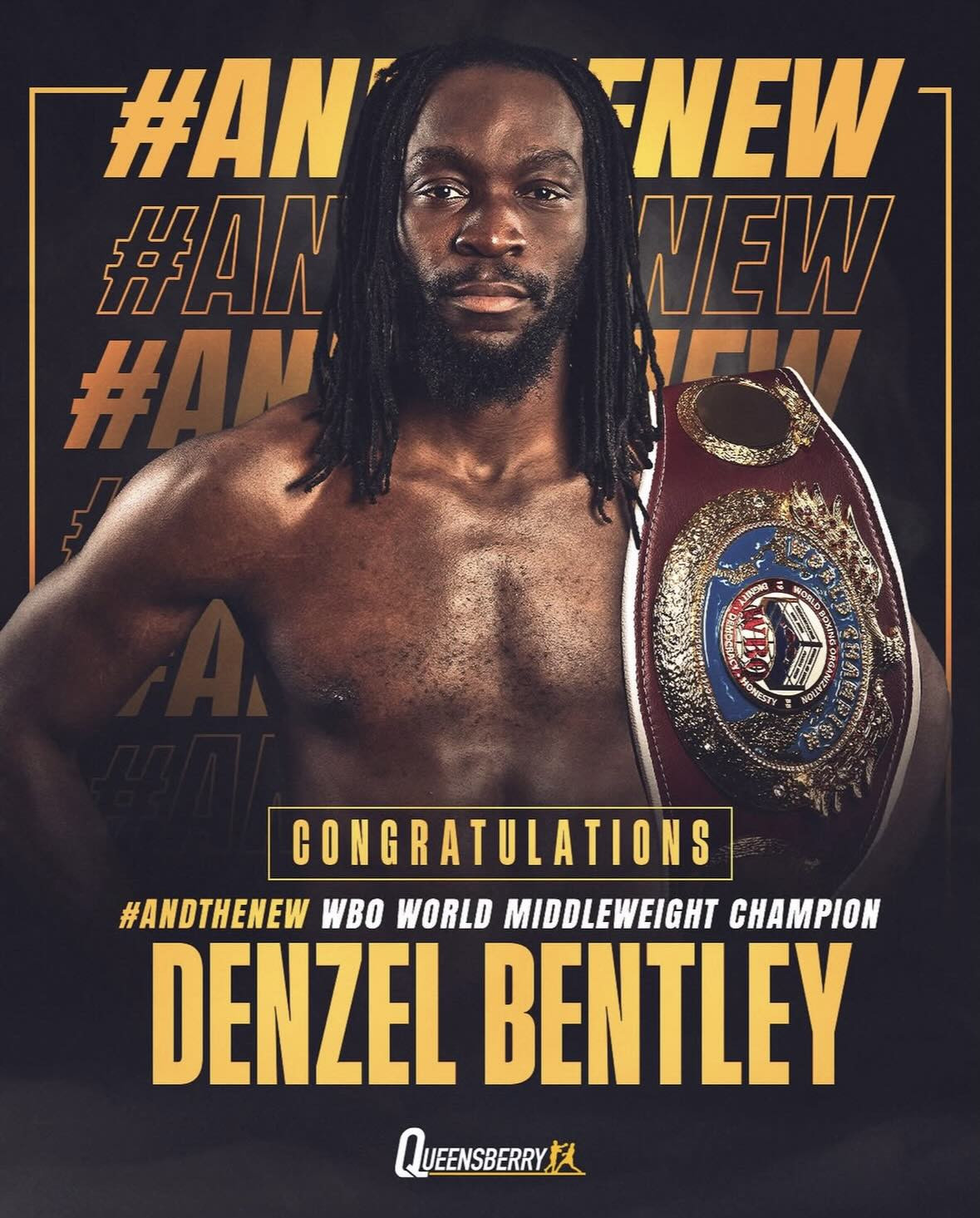Denzel Bentley elevated to full WBO champion