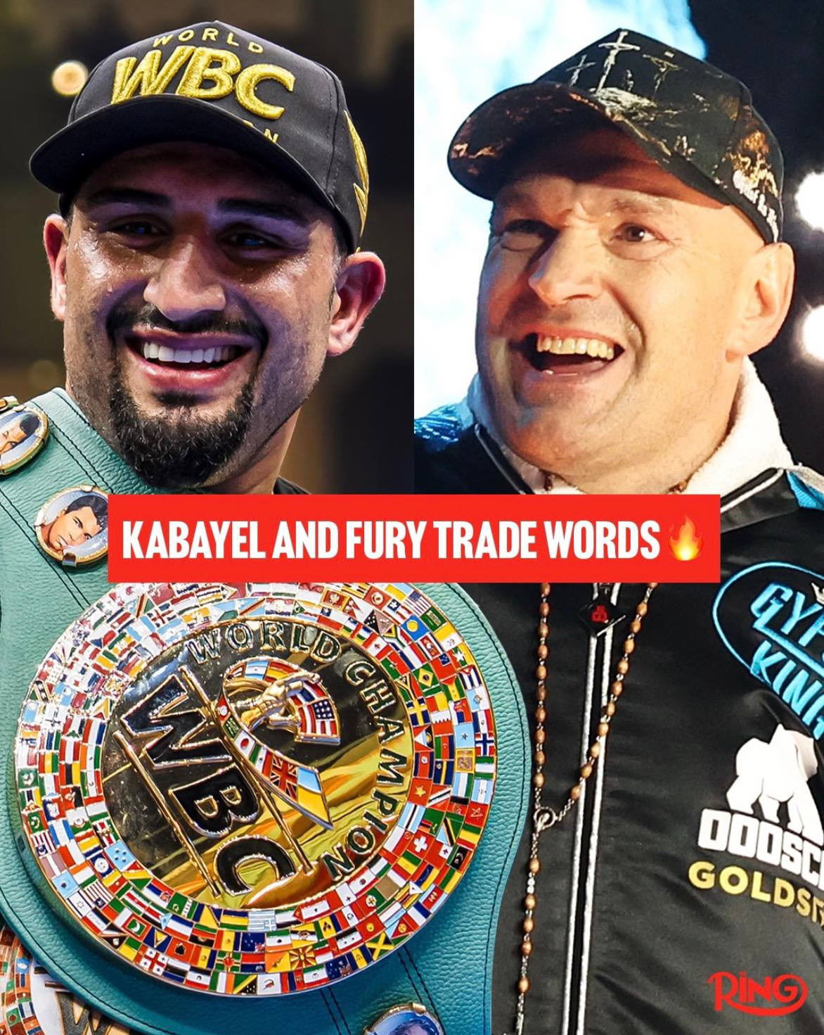 Kabayel and Fury trade words