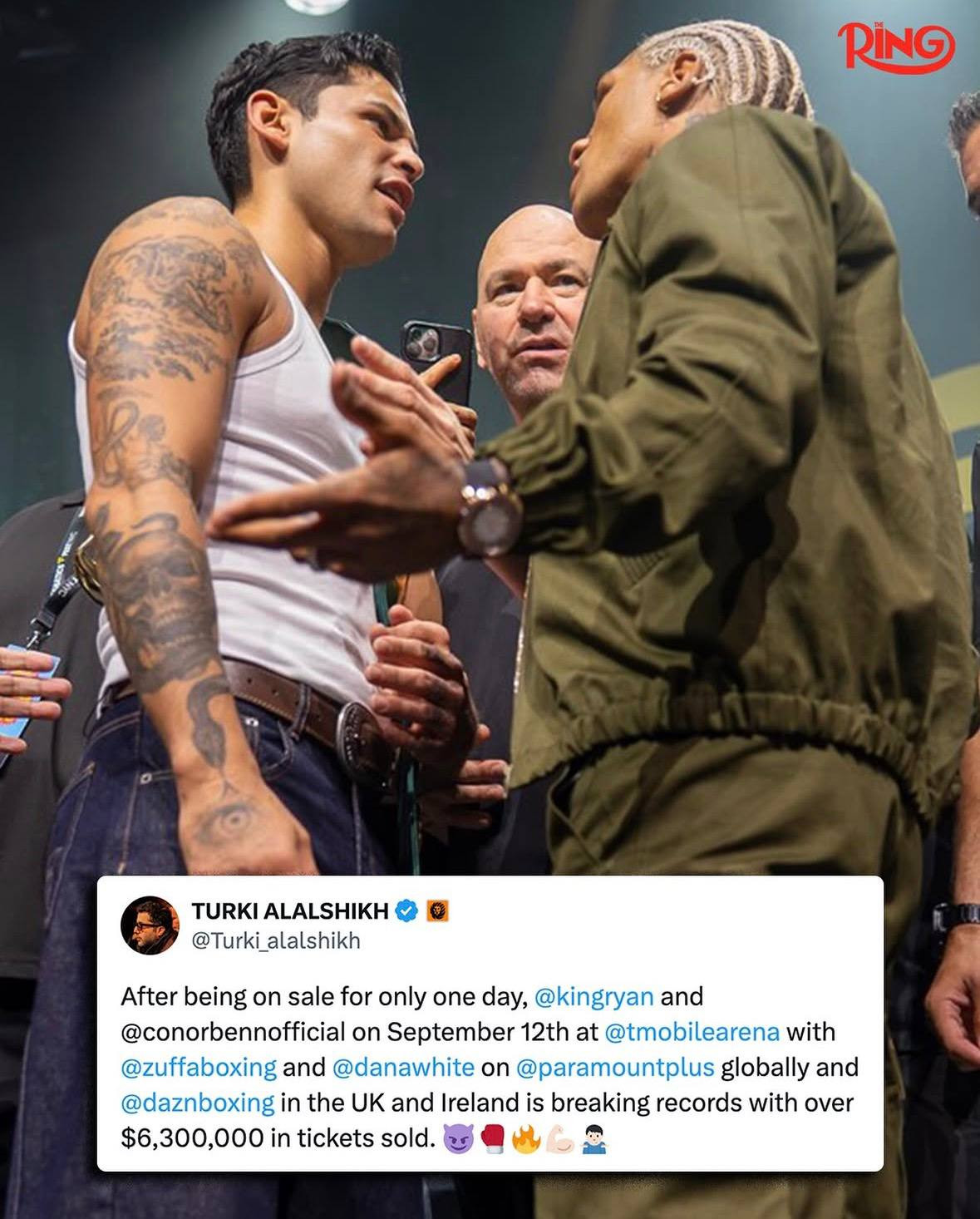 Garcia vs Benn tops $6.3M in ticket sales