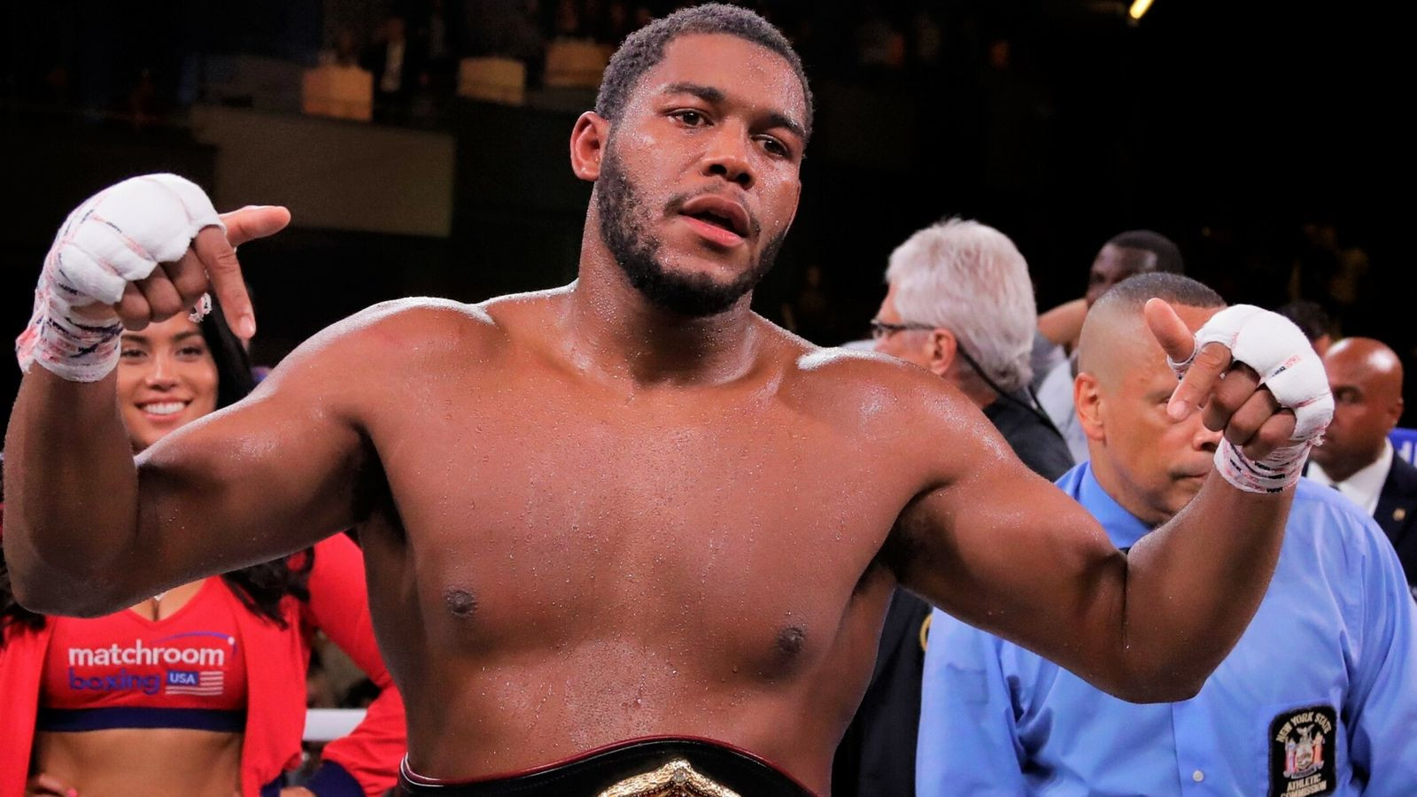 Michael Hunter’s heavyweight career stalled by legal battle