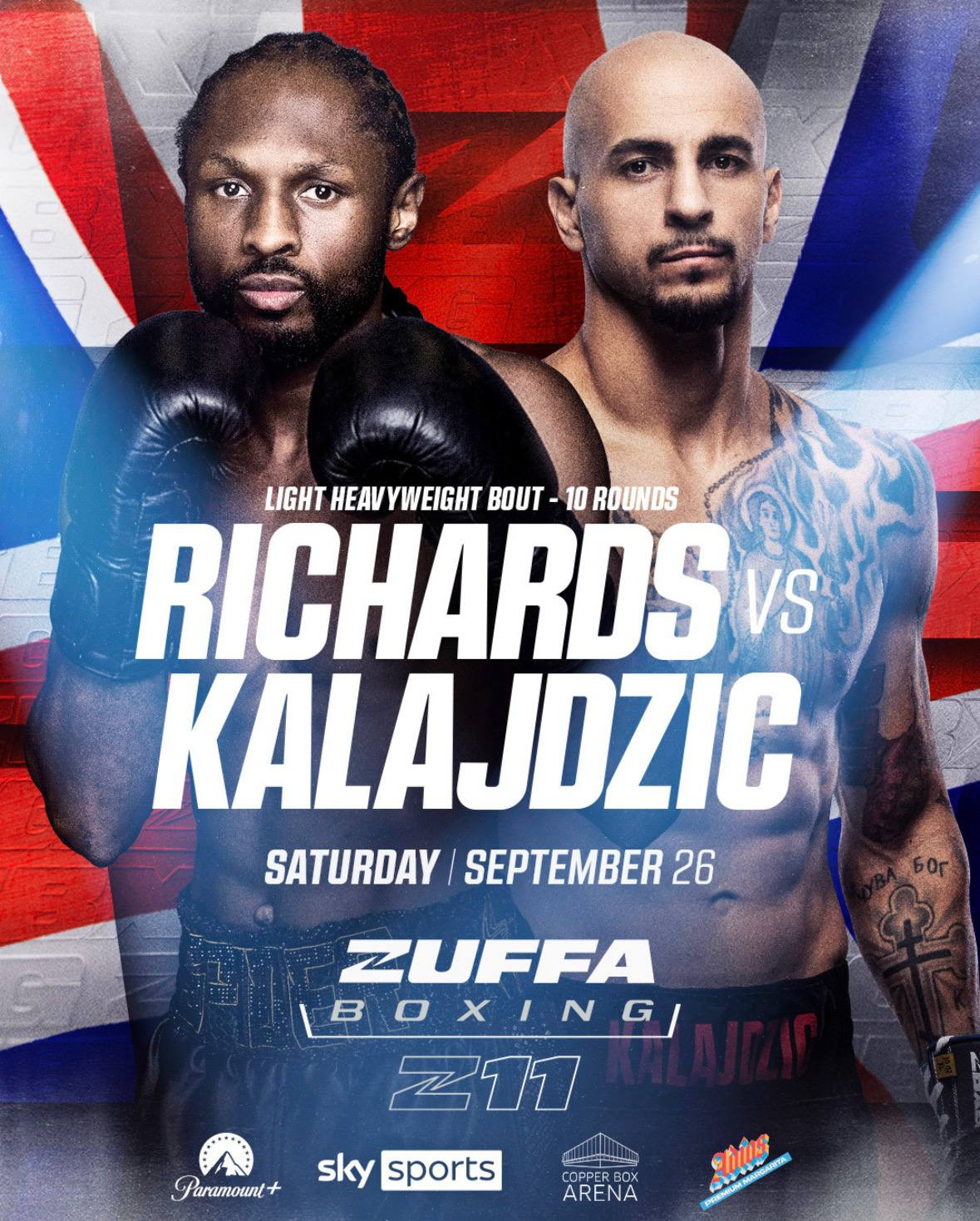 Richards vs. Kalajdzic official for September 26