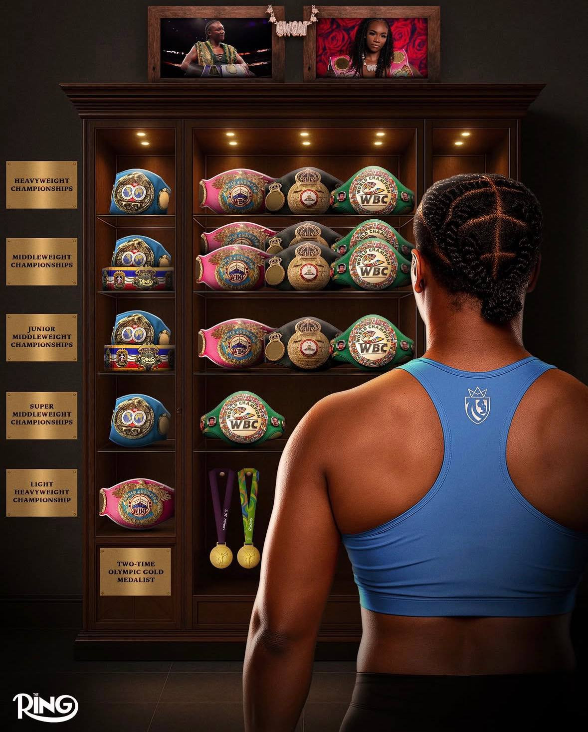 Claressa Shields’ trophy cabinet is ridiculous! 🔥