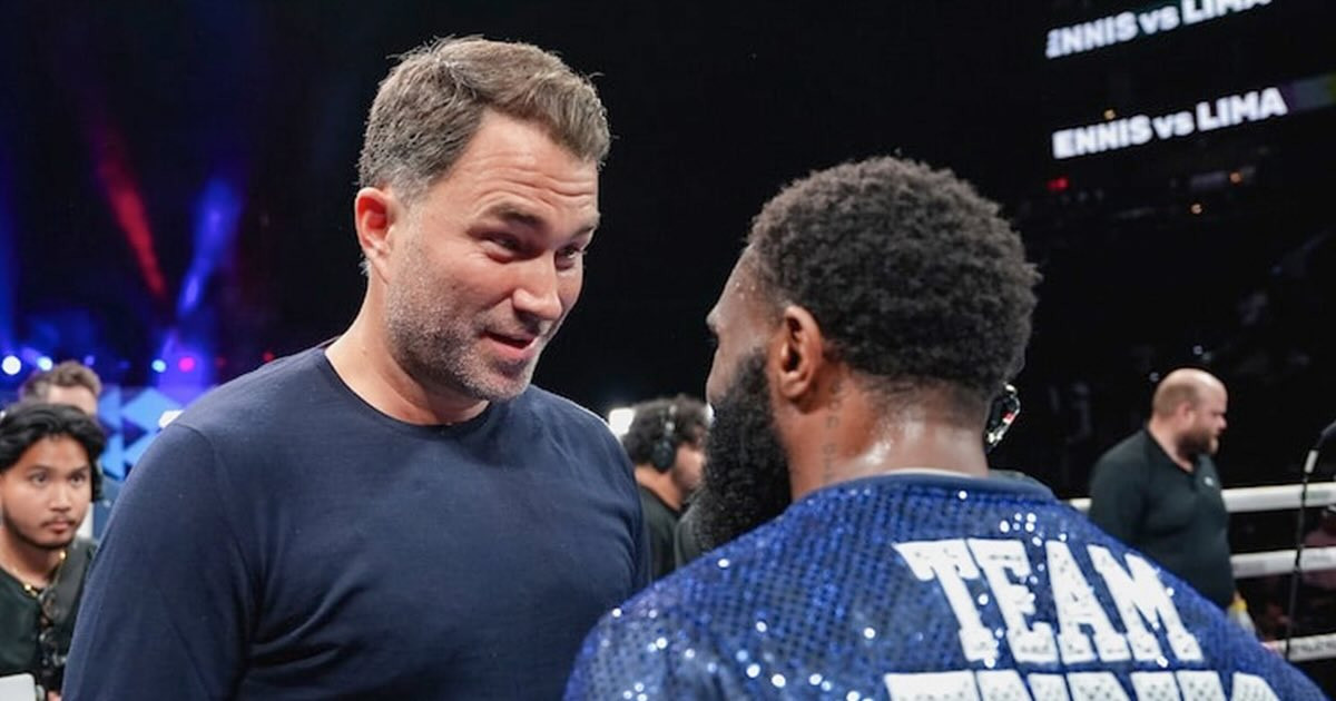 Robert Garcia urges Jaron Ennis to fight Vergil Ortiz Jr. next