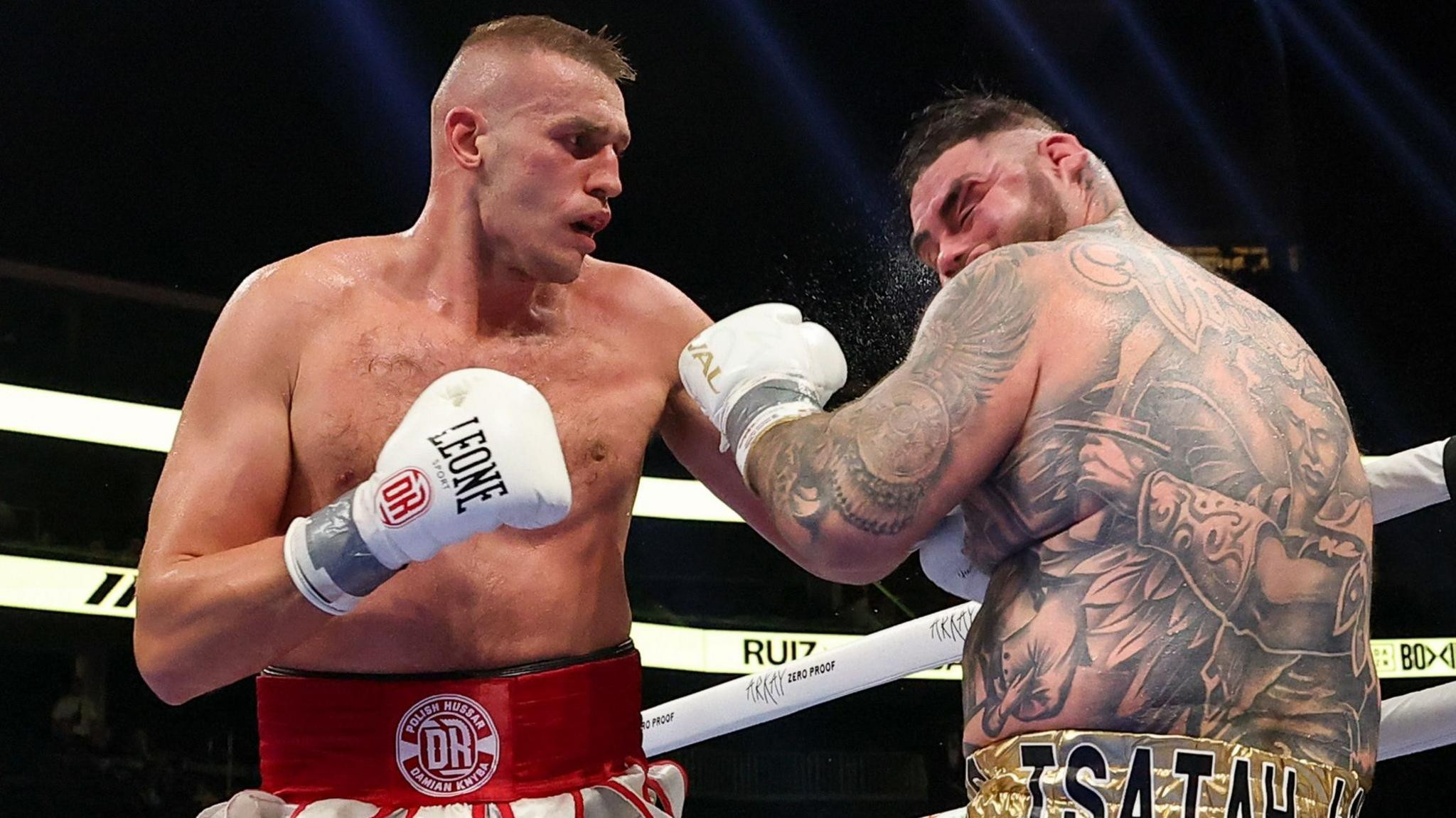 Damian Knyba upsets Andy Ruiz Jr.